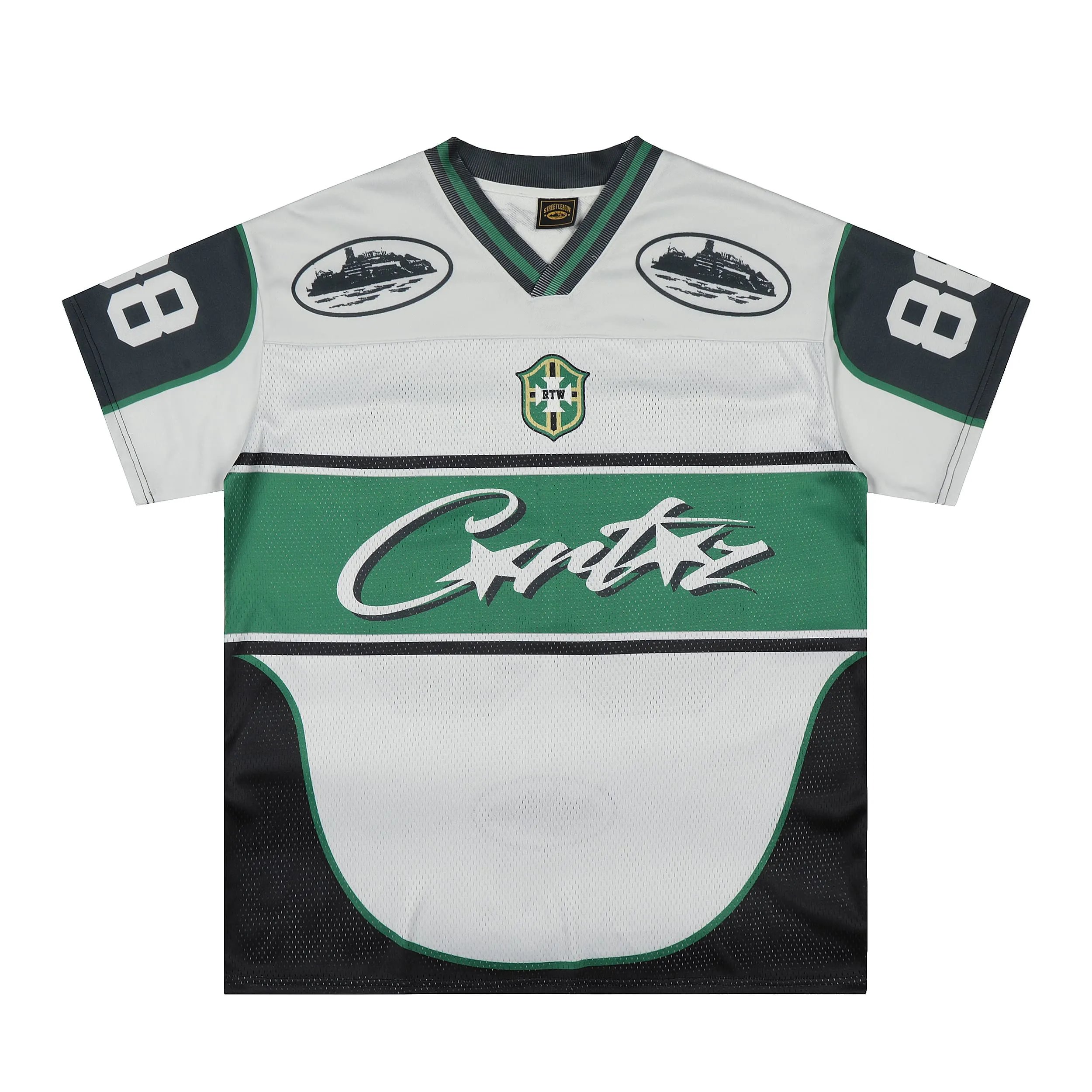 Street League Football Jerseys V-Neck Graphic Mesh image 5