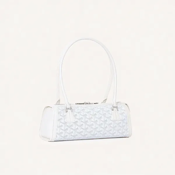 Goyard Saint-Louis PM Gray Canvas Handbag - 14