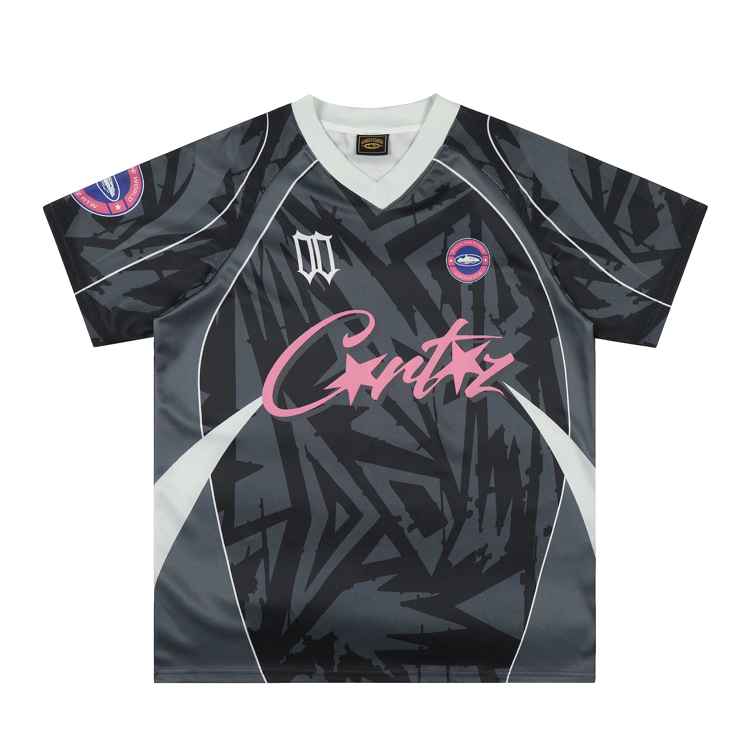 Street League Football Jerseys V-Neck Graphic Mesh image 8