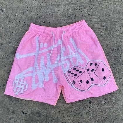 Stüssy Shorts Mesh graphic 8-ball image 7