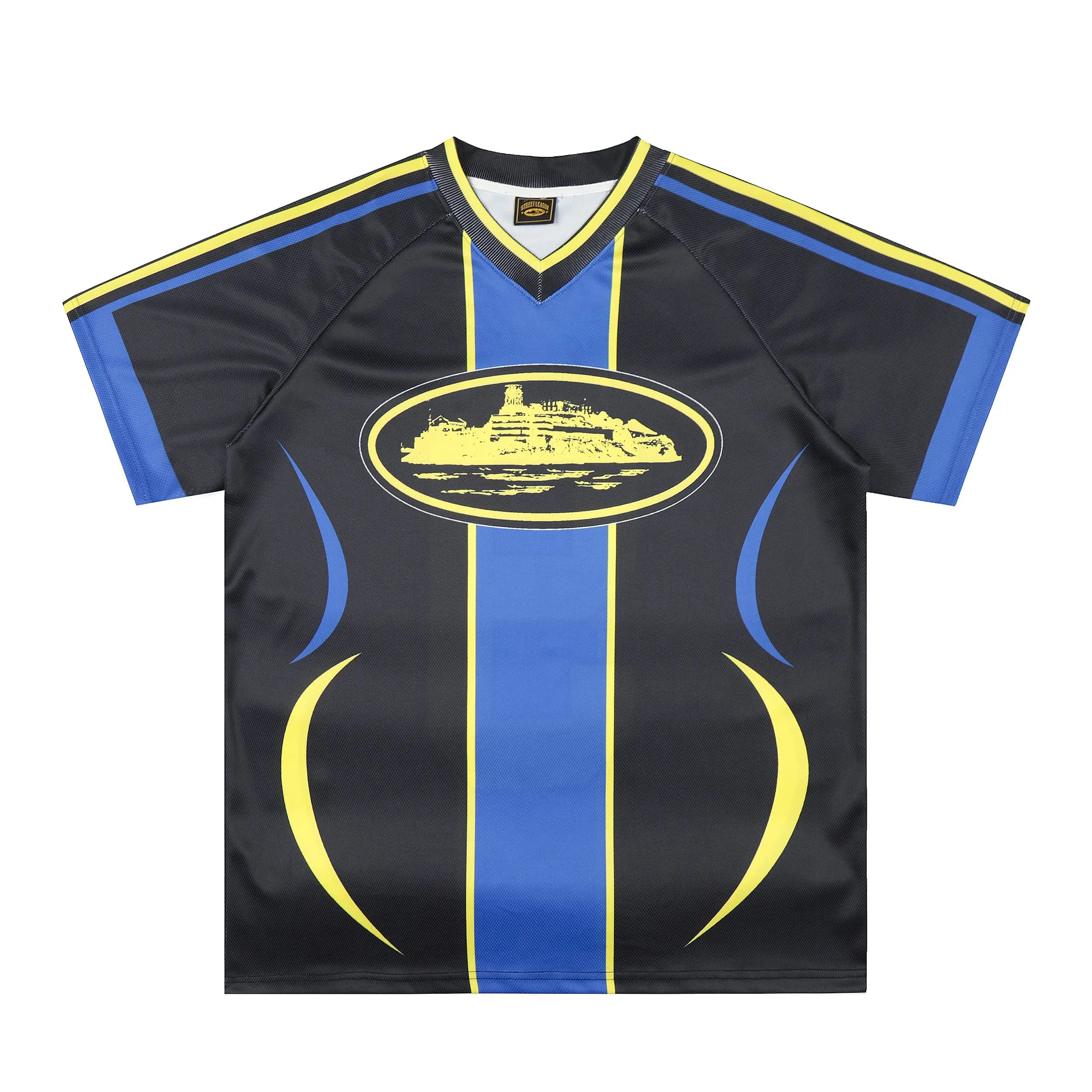 Street League Football Jerseys V-Neck Graphic Mesh image 3