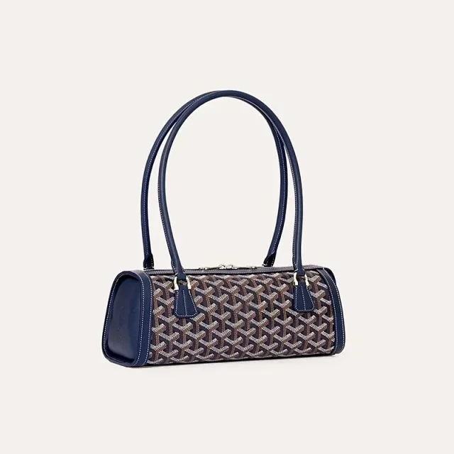 Unbranded Shoulder Bags Monogram-pattern cylindrical zip bag product detail image 14