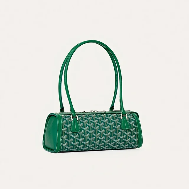 Unbranded Shoulder Bags Monogram-pattern cylindrical zip bag product detail image 10