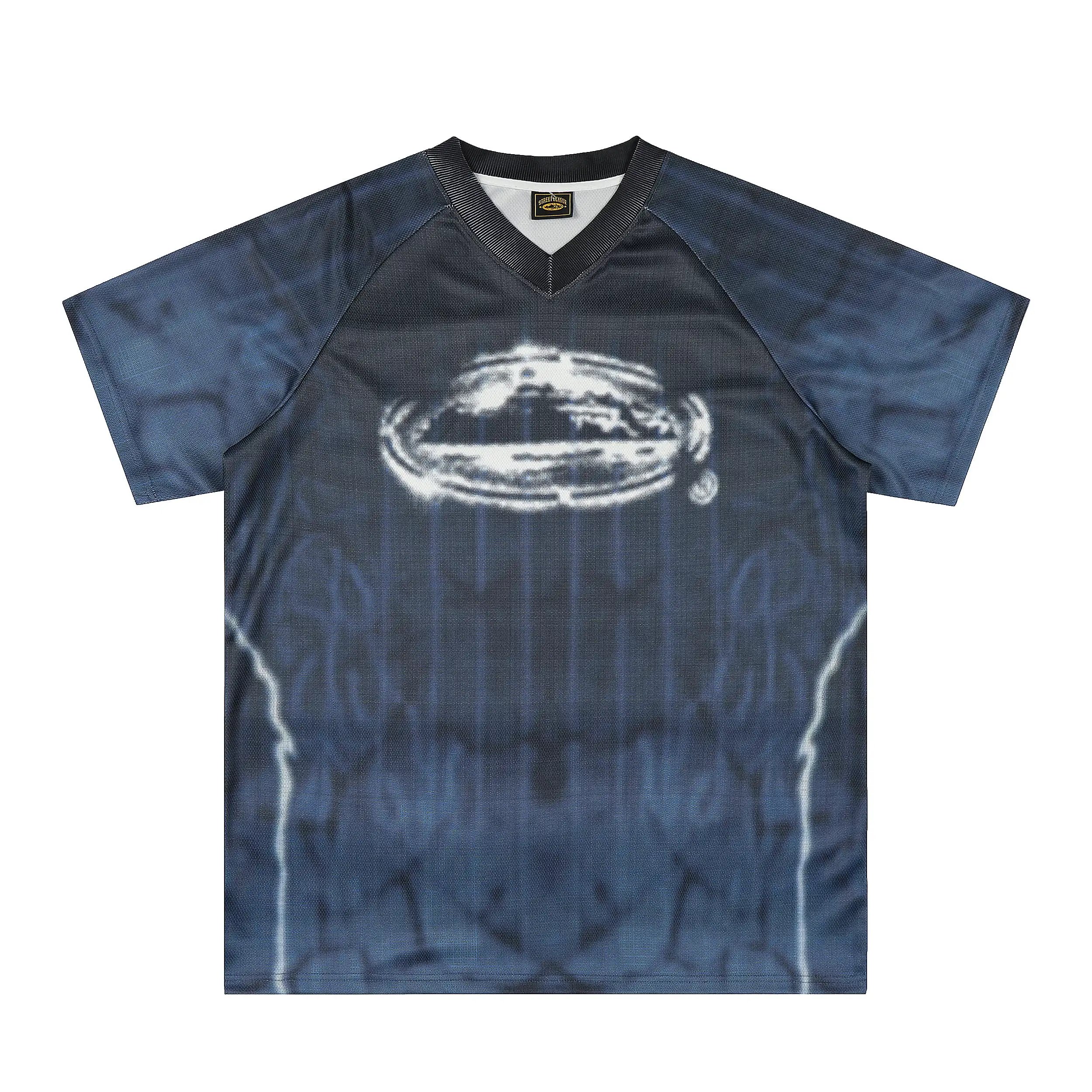 Street League Football Jerseys V-Neck Graphic Mesh image 4
