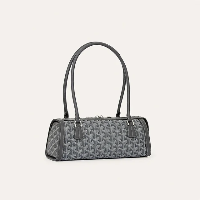 Unbranded Shoulder Bags Monogram-pattern cylindrical zip bag product detail image 16