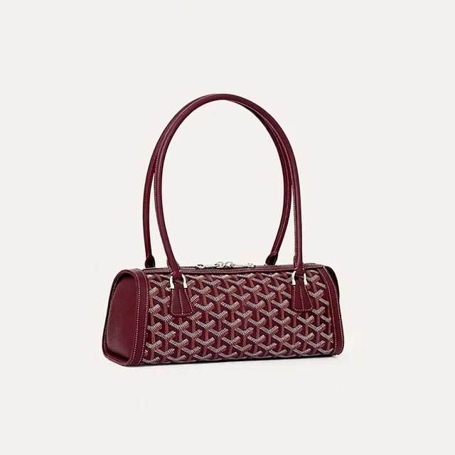 Unbranded Shoulder Bags Monogram-pattern cylindrical zip bag product detail image 11