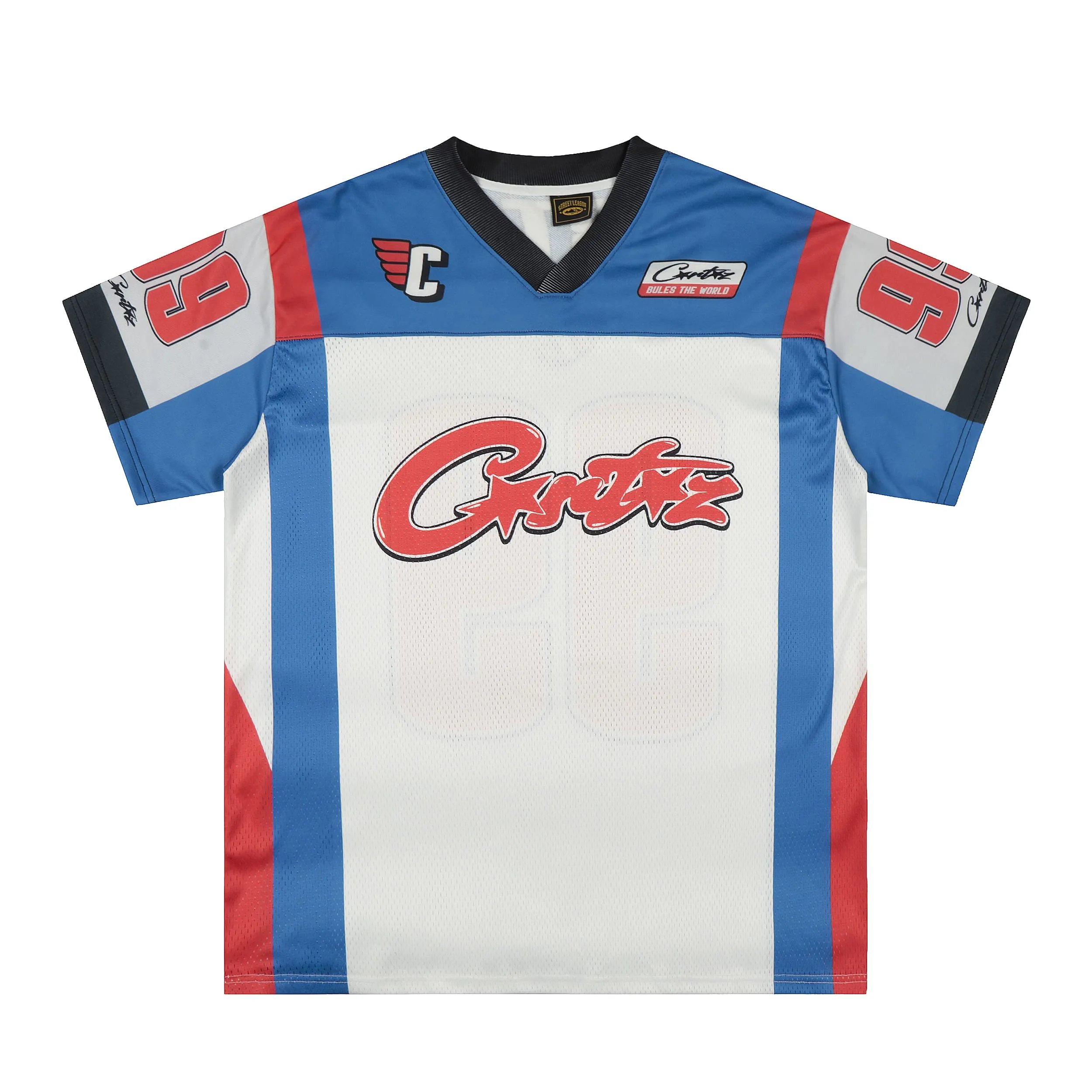 Street League Football Jerseys V-Neck Graphic Mesh image 6