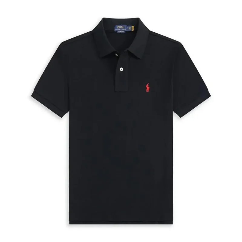 Black Red Polo Short Sleeve MR002
