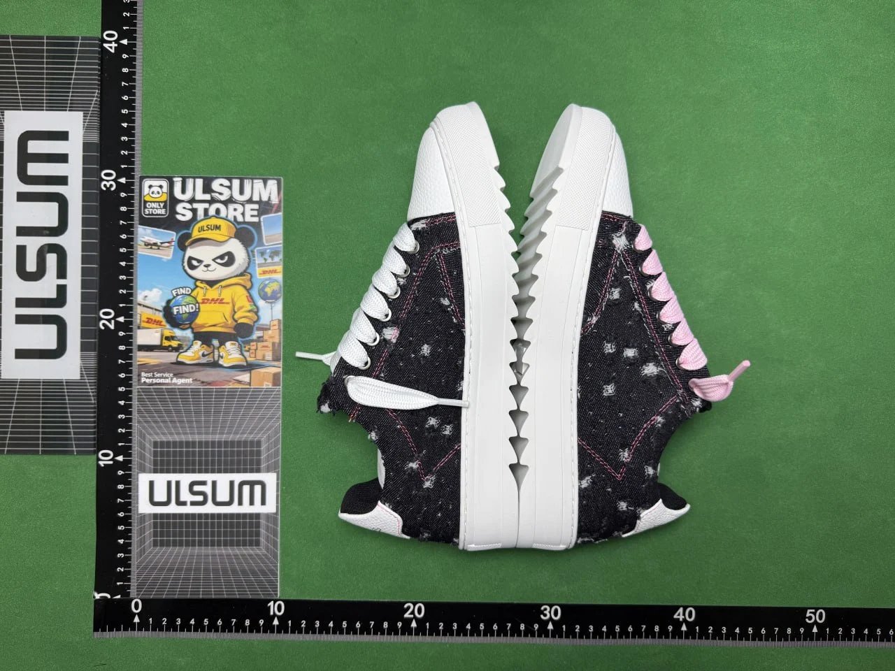Unbranded Sneakers Low-Top Lace-Up with Sawtooth Sole image 4