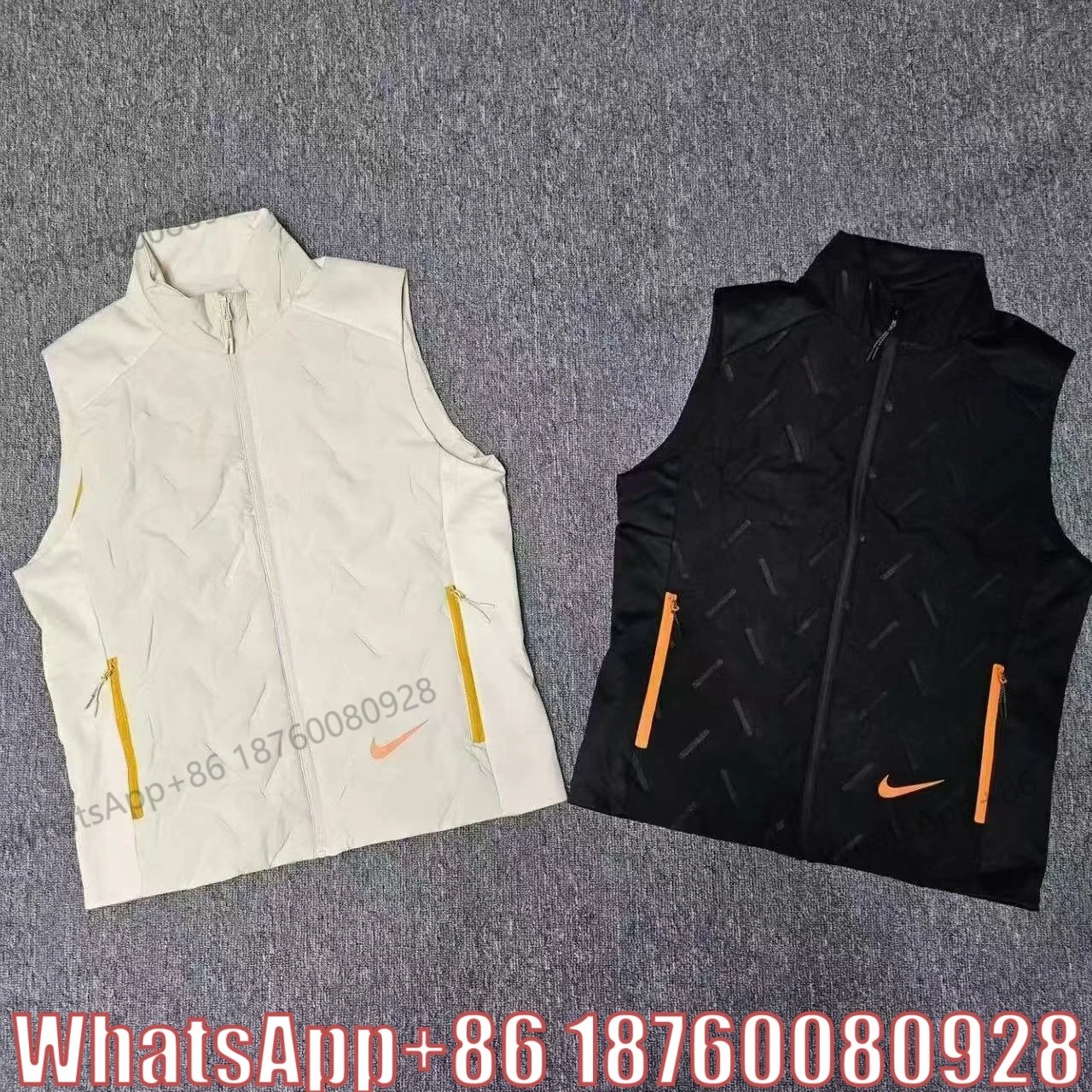 N Vest 4 - White & Orange