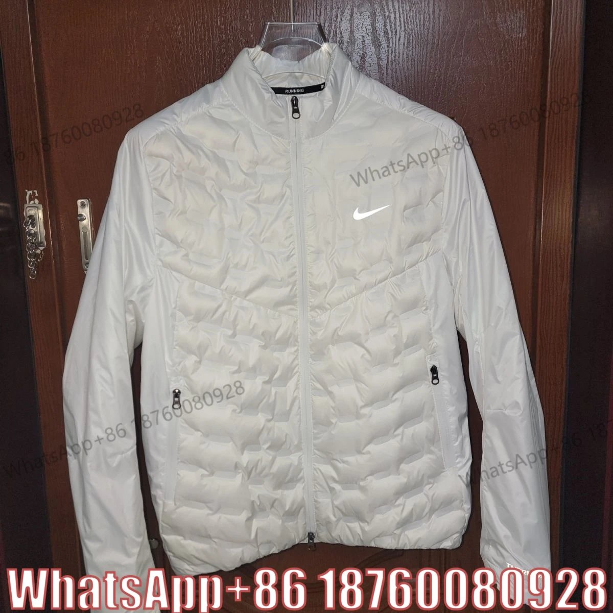 N8 Down Jacket - White (Stand Collar)