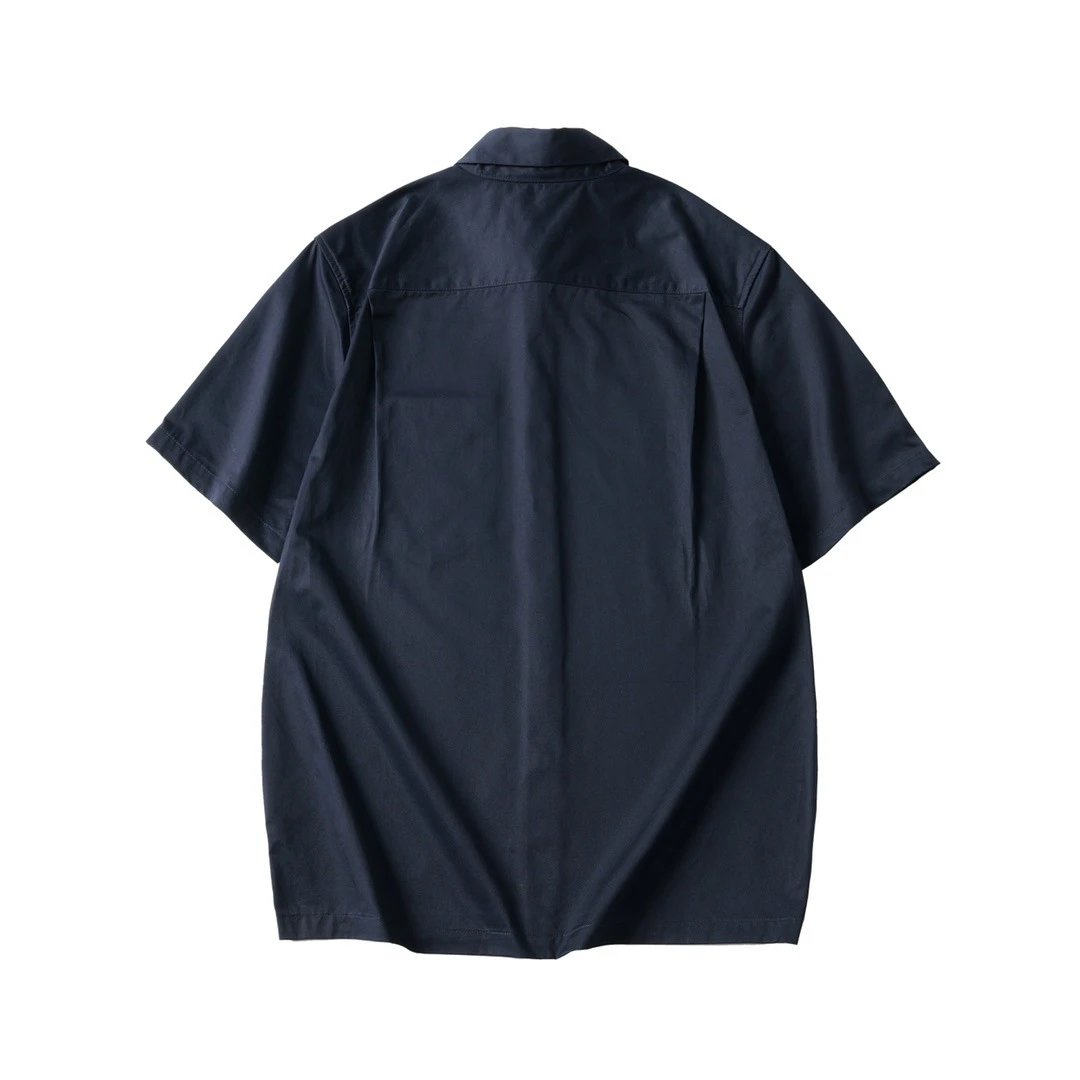 Louis Vuitton Monogram Pocket Short-Sleeve Shirt Navy - 2