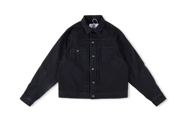 Denim Tears x Levi's Embroidered Denim Jacket Navy - 2