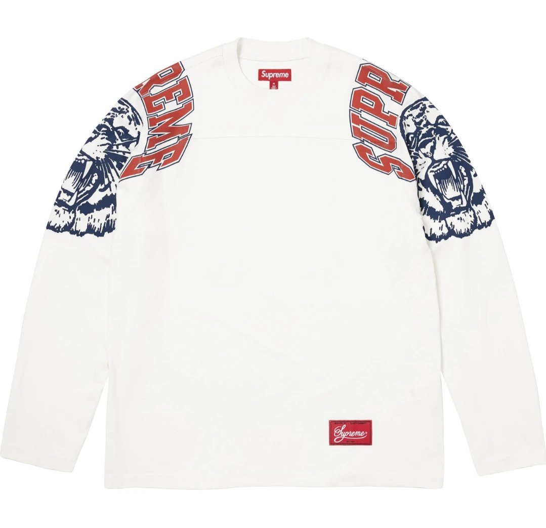 Supreme Mascot L/S Football Top White