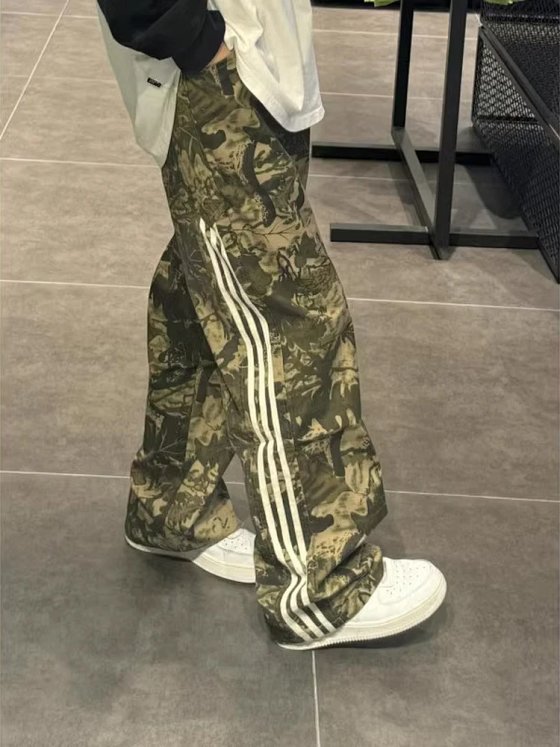 Retro Camo Pants, High Street Paratrooper Cargo Pants