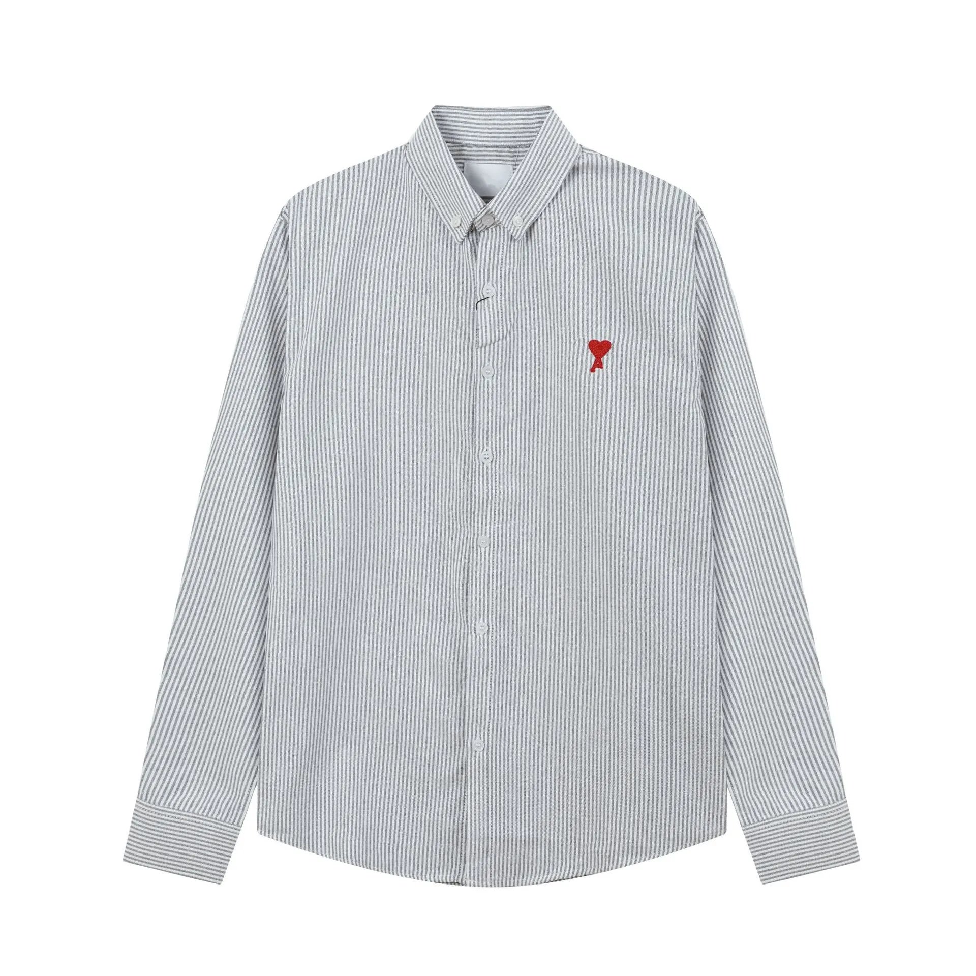 Couple's Solid Color Casual Cotton Shirt