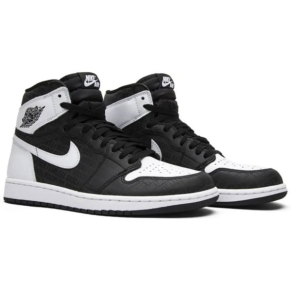 Air Jordan 1 High OG 'Chicago' Reimagined with Subtle Text Print - 1