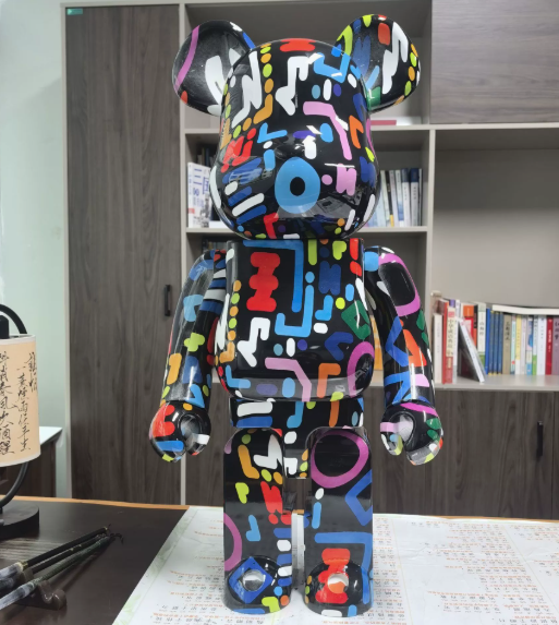 Medicom Toy Bearbrick Keith Haring Multicolor Art Figure Accessories