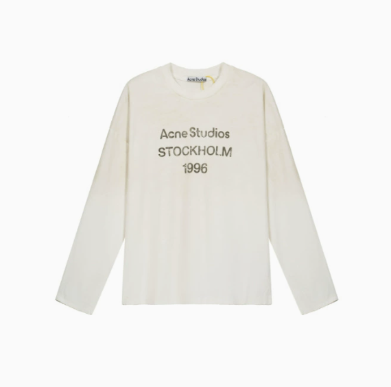 Acne Studios Stockholm 1996 Long Sleeve T-Shirt Off-White