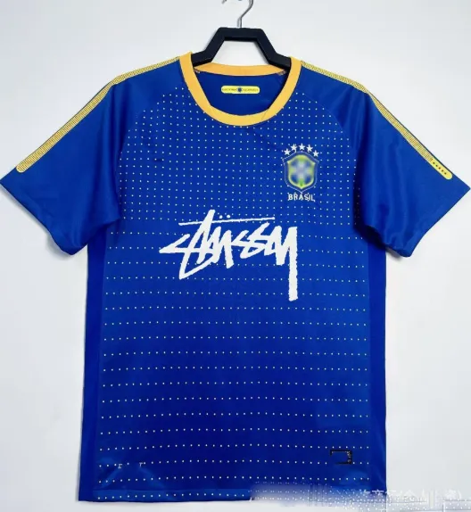 Stussy x CBF Brazil National Team Jersey Blue - 1