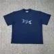 Design Graphic Print Navy T-Shirt Tops.t Shirts - 1