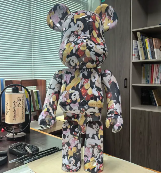 Medicom Toy Bearbrick x Disney Mickey Mouse Collage Multicolor Collectible Figure Electronics - 1