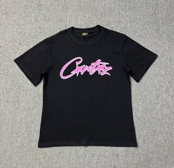 Design Script Logo Black T-Shirt - 1