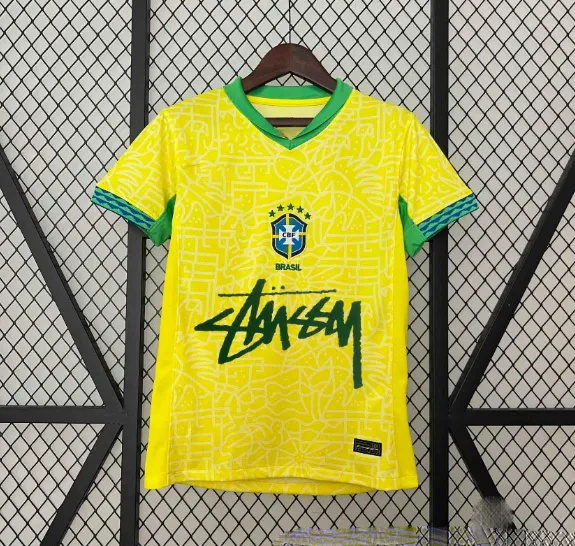 Stussy x CBF Brazil National Team Jersey Yellow - 1