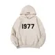Design 1977 Graphic Hoodie Beige - 1