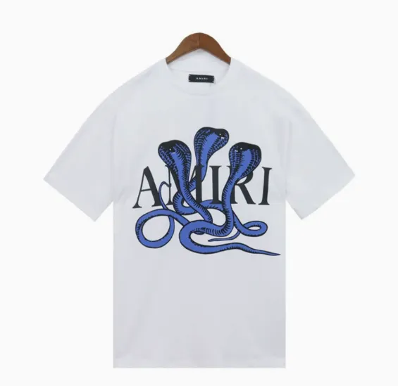 Amiri Cobra Graphic White T-Shirt - 1