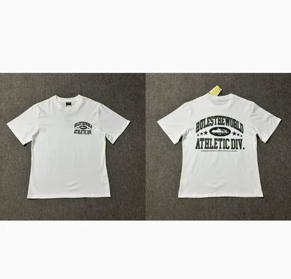 Design Athletic Div. Bolt The World Graphic T-Shirt White Tops.t Shirts - 1