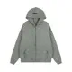 Design Zip-Up Hoodie Gray Outerwear - 1