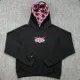 Design Hoodie Black with Pink Camo Lining - 1