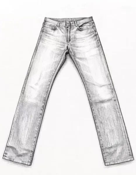 Design Classic Straight-Leg Washed Denim Jeans - 1