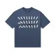 Design Abstract Graphic Print Navy T-Shirt - 1