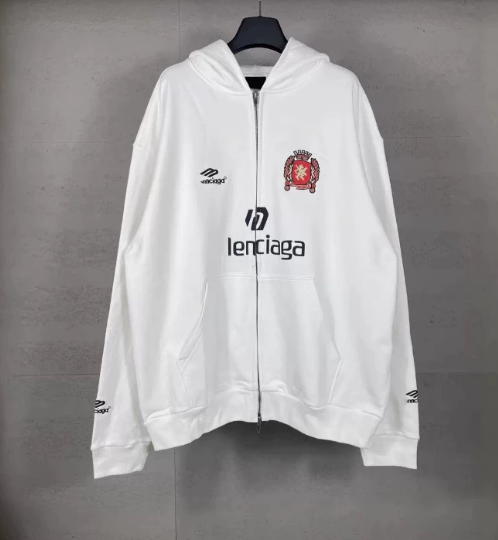 Umbro x Lleida CF White Zip-Up Hoodie