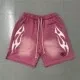 Design Flame Print Pink Shorts - 1