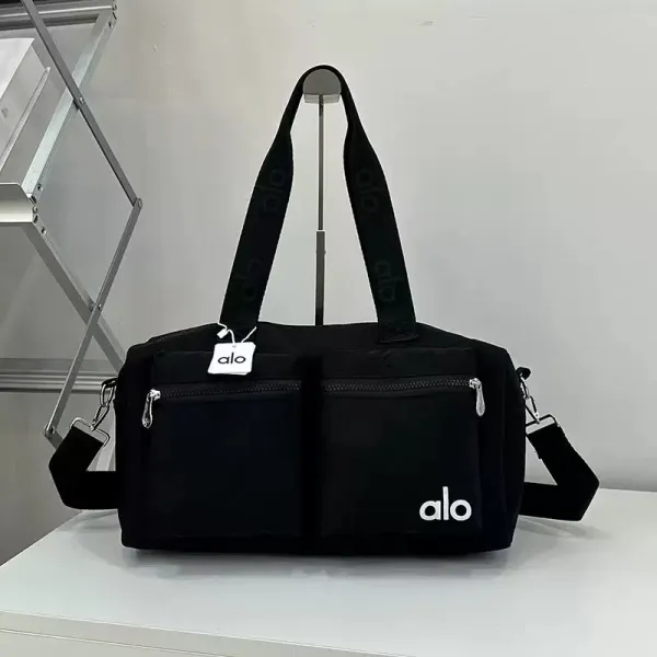 Alo Duffle Bag Black Travel Bag - 1