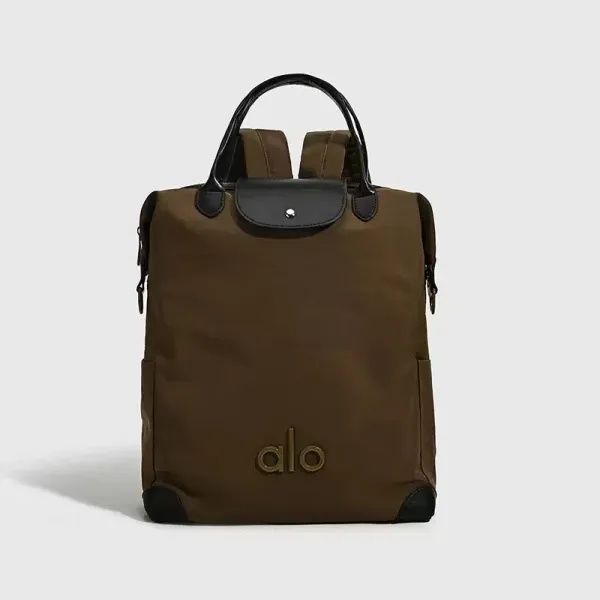 Alo Yoga Foldable Backpack Olive Green - 1