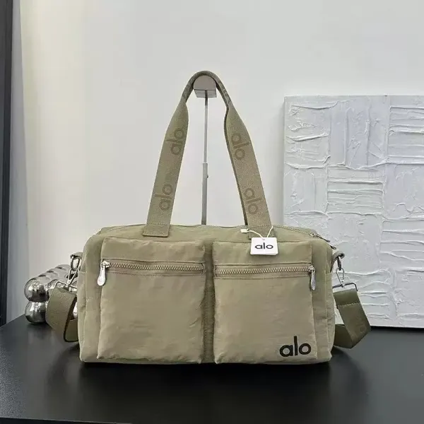Alo Duffle Bag Olive Green Travel Bag - 1