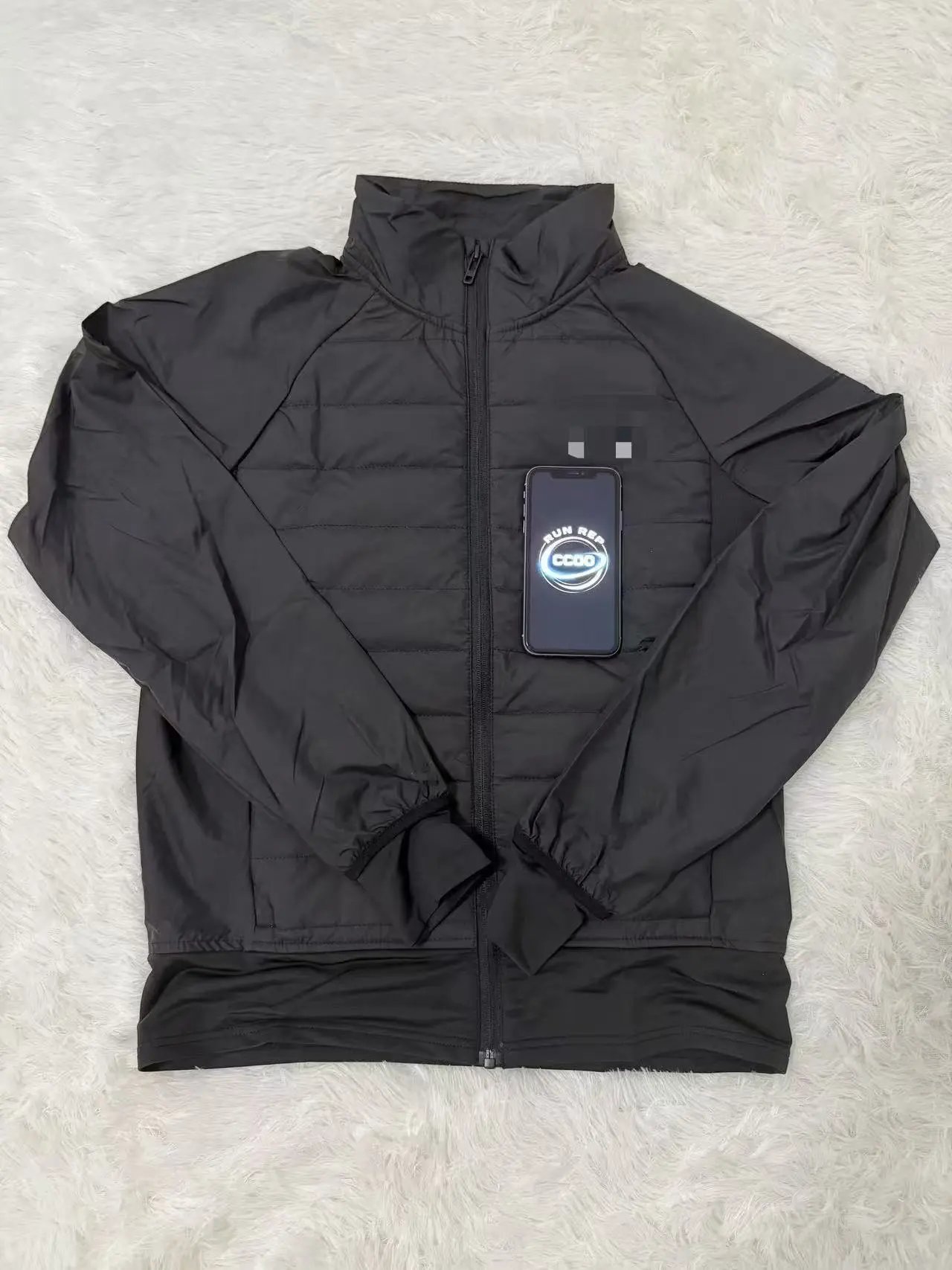 Black cotton jacket (no return or exchange if there are no quality issues)