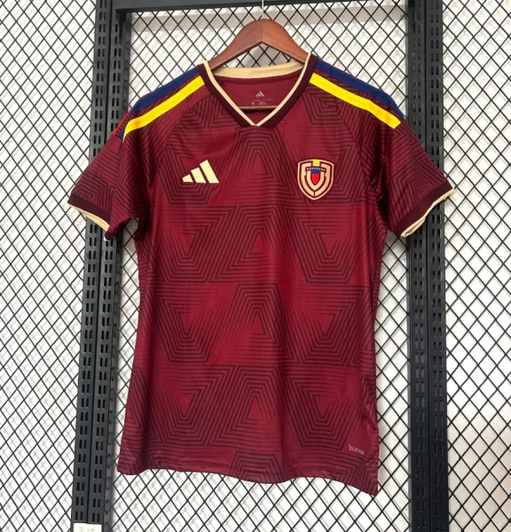 Adidas Colombia National Team 2024 Away Jersey Burgundy - 1