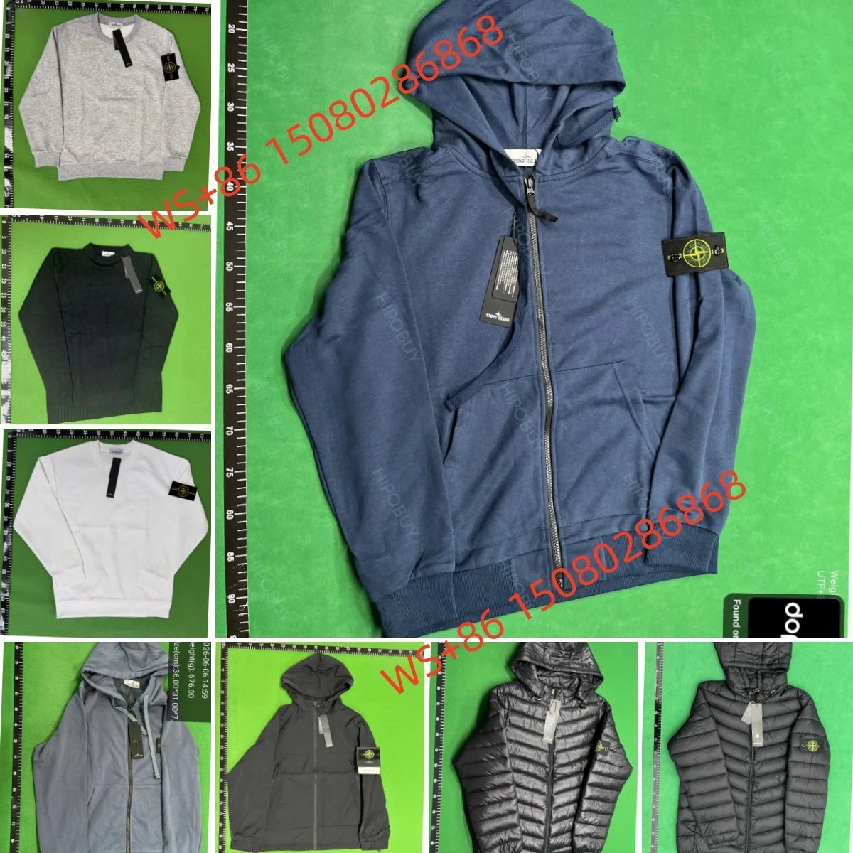 S stone hooded knit sweatshirt collection (choose size to show picture)