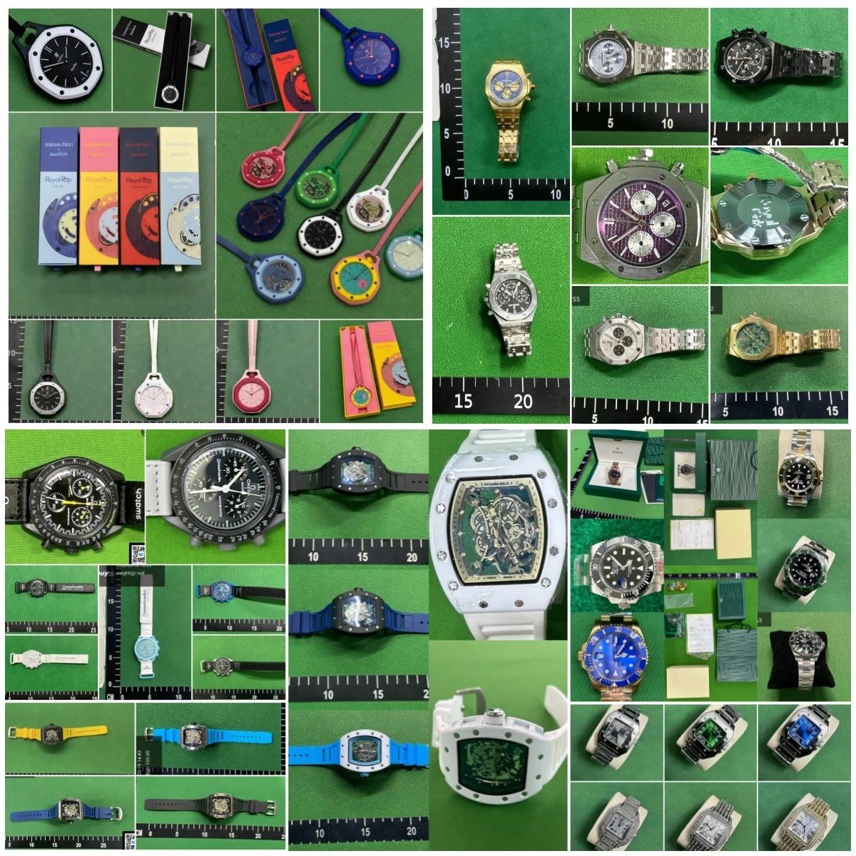 Oujia rubber case 6-pin watch for sale at special price