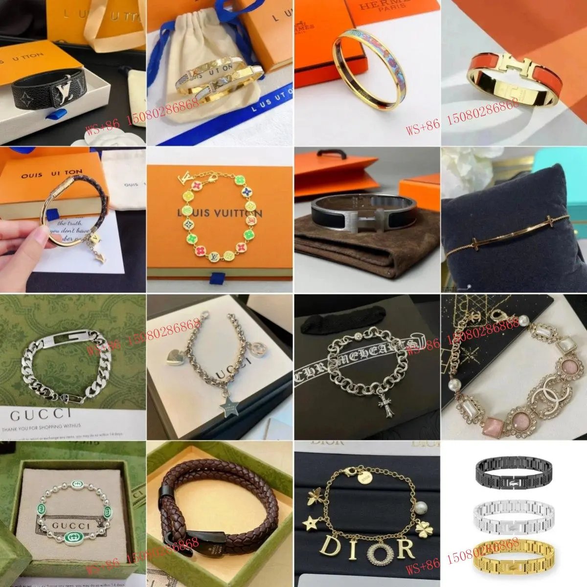 Classic European and American retro printed belt bracelet chain high quality men’s leather rope presbyopia bracelet factory direct sale (if you need the original picture, please add me on WhatsApp)