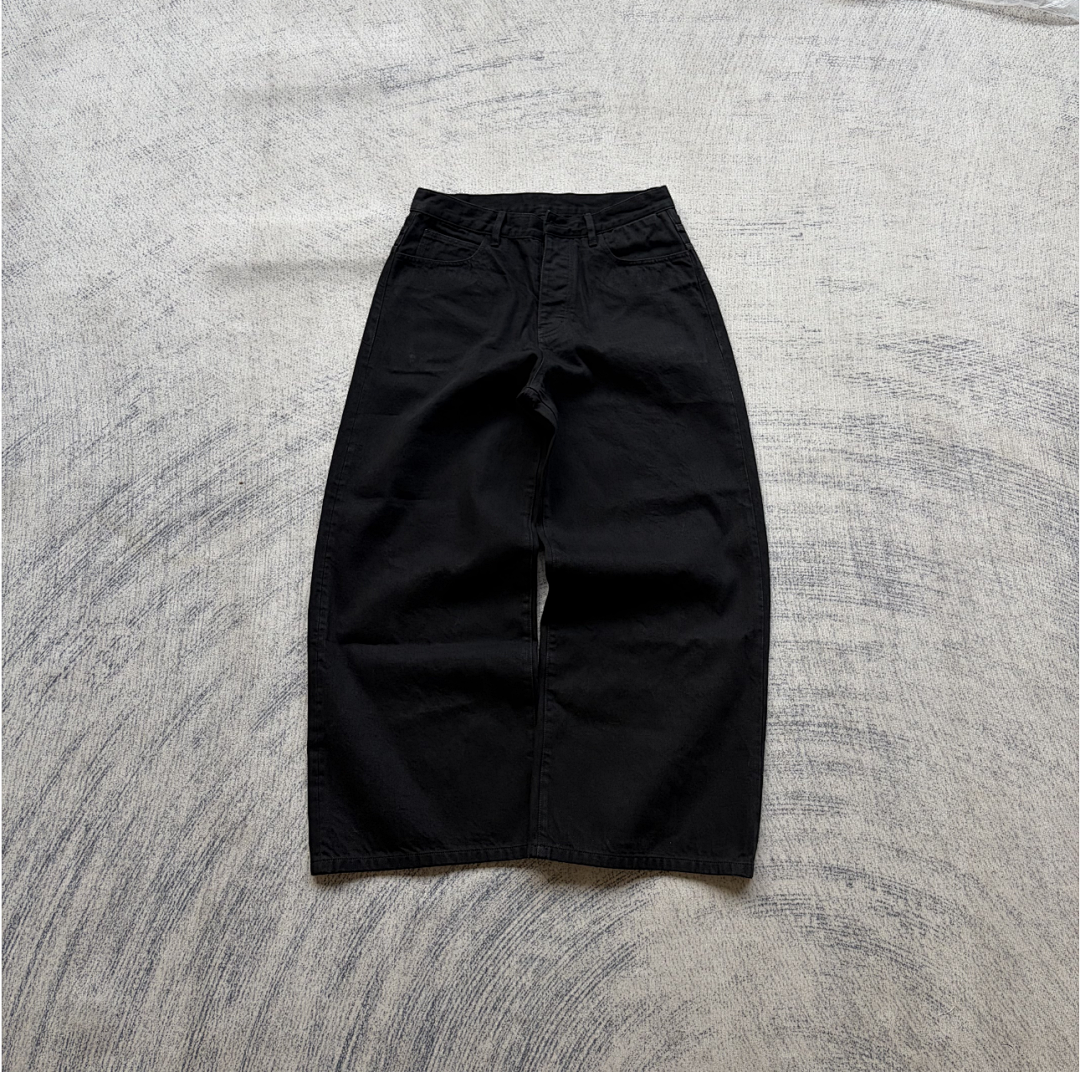 Dodo Black Printed Denim