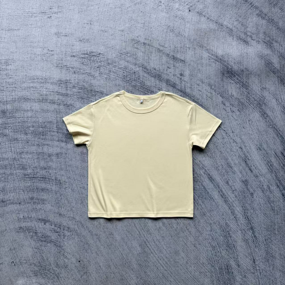 California Slim Fit Short Sleeve Tee - Yellow
