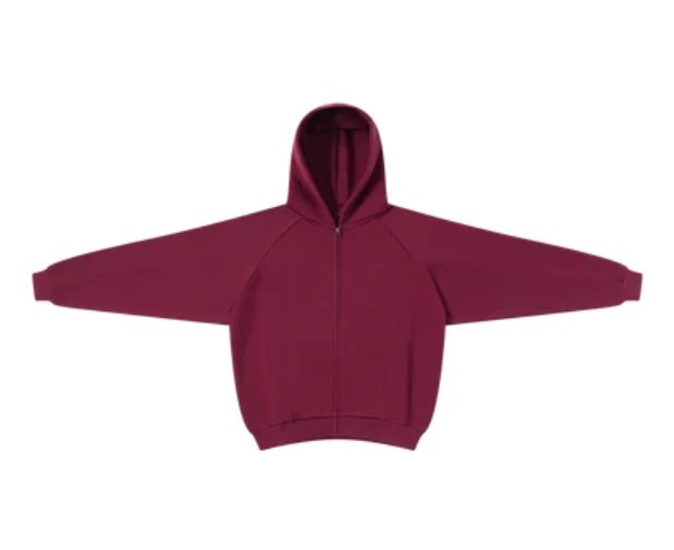 Burgundy Ribbed Trim Set