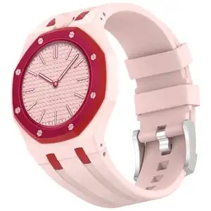 Audemars Piguet Royal Oak Watch Band for Apple Watch Pink