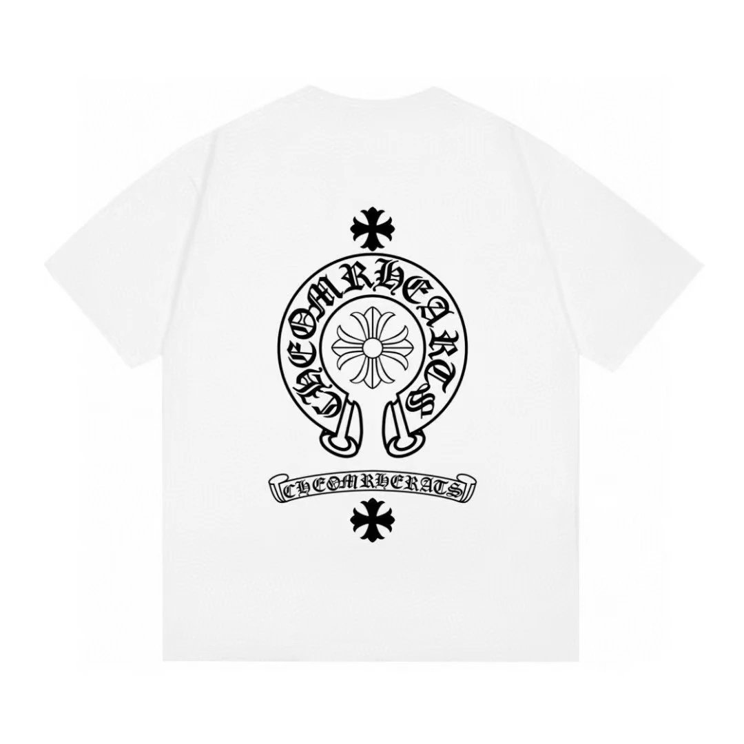 Chrome Hearts White Graphic Print T-Shirt